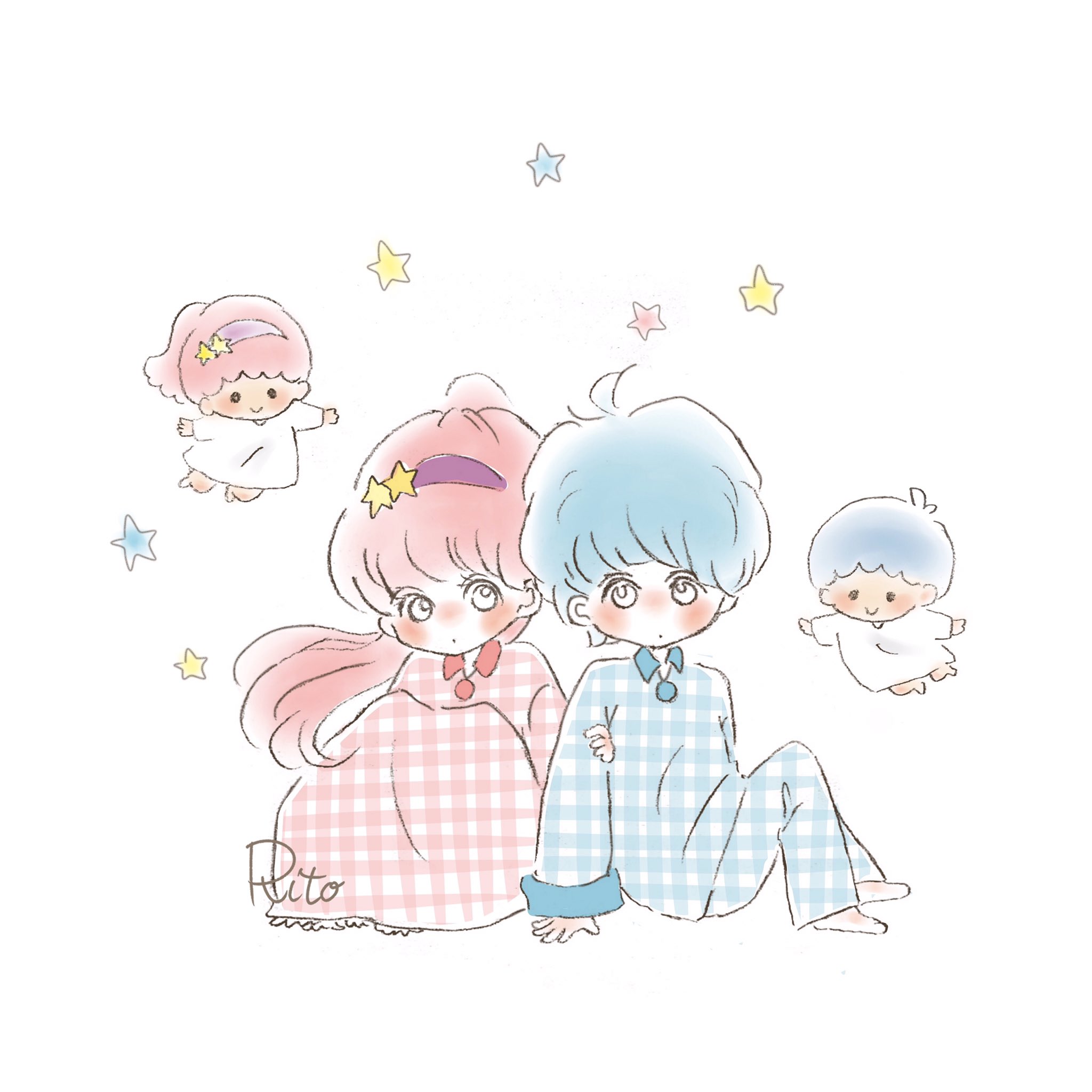 りと Literone2222 Twitter પર リクエストいただいたキキララです キキララ キキとララ サンリオ コーデ コーデイラスト 女の子イラスト ゆるいイラスト さんりお サンリオピューロランド さんりおぴゅーろらんど サンリオキャラクターズ