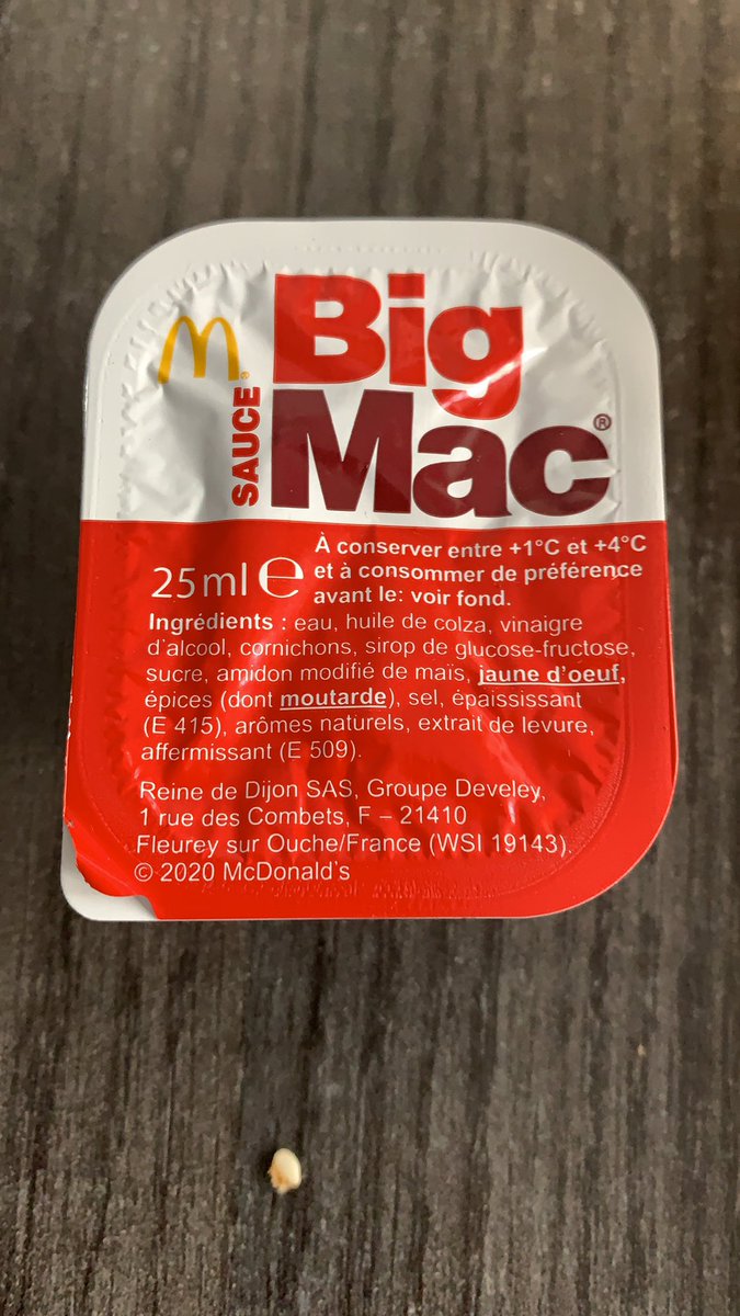 RerTgv's tweet image. Du coup j’ai testé la #SauceBigMac @Regio_2N ! 😄👍🏻