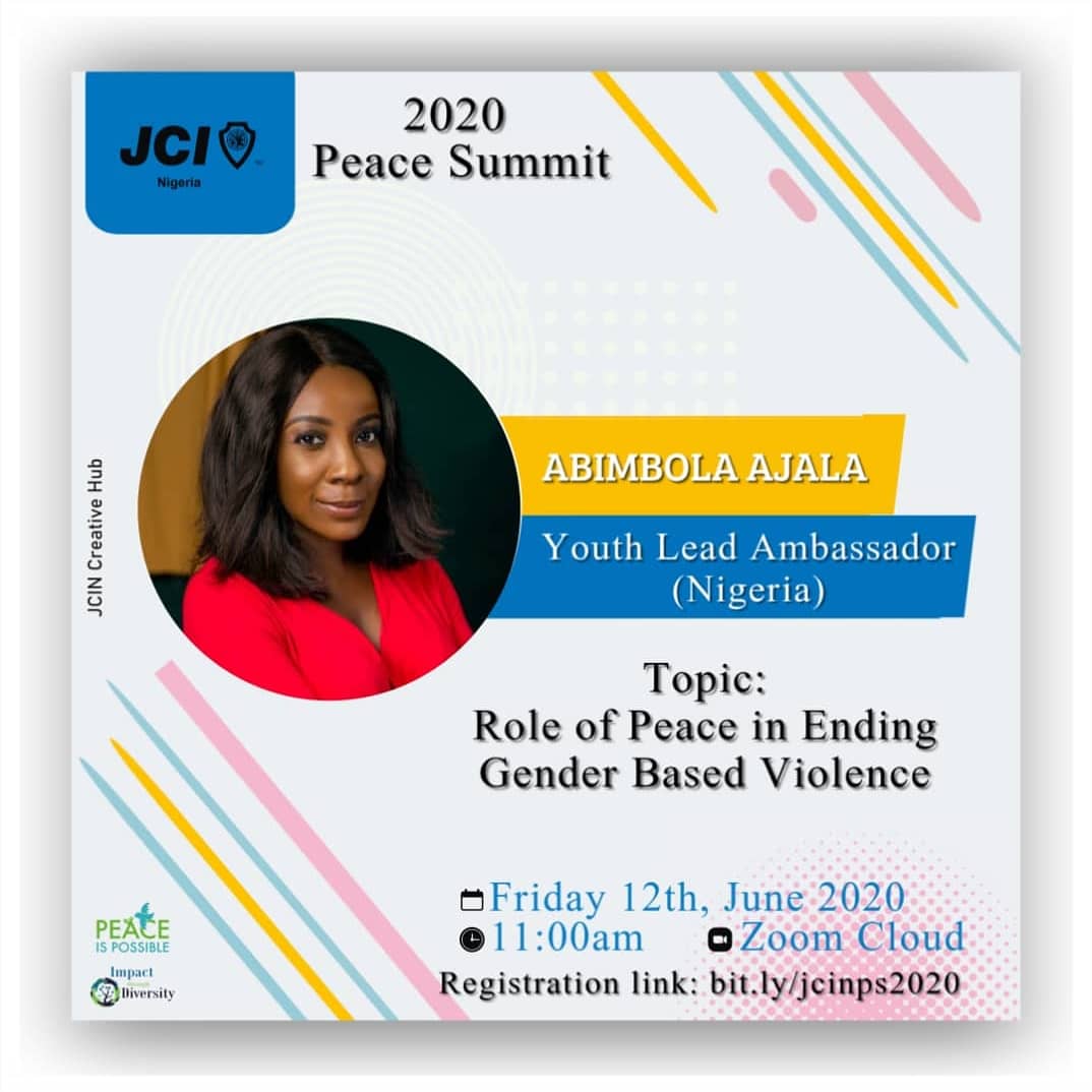 PeacePossibleNG's tweet photo. We can not have peace if certain people feel molested and feel like their voices would not be heard – Abimbola Ajala. 

@bimboakinsanya is live now!!!!! 

#PeaceIsPossibleNG
#PeaceNG2020
#ActiveCitizens
#ITD2020 https://t.co/lOMzb3bx7v