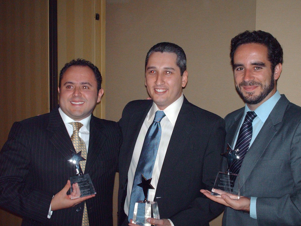 santos_ortega_m's tweet photo. .@navarroisrael @ajaranas ten years ago today we received this award from @C_and_E in Washington DC. Time flies!
#risingstar #ComPol https://t.co/5Yb9YY1bNj