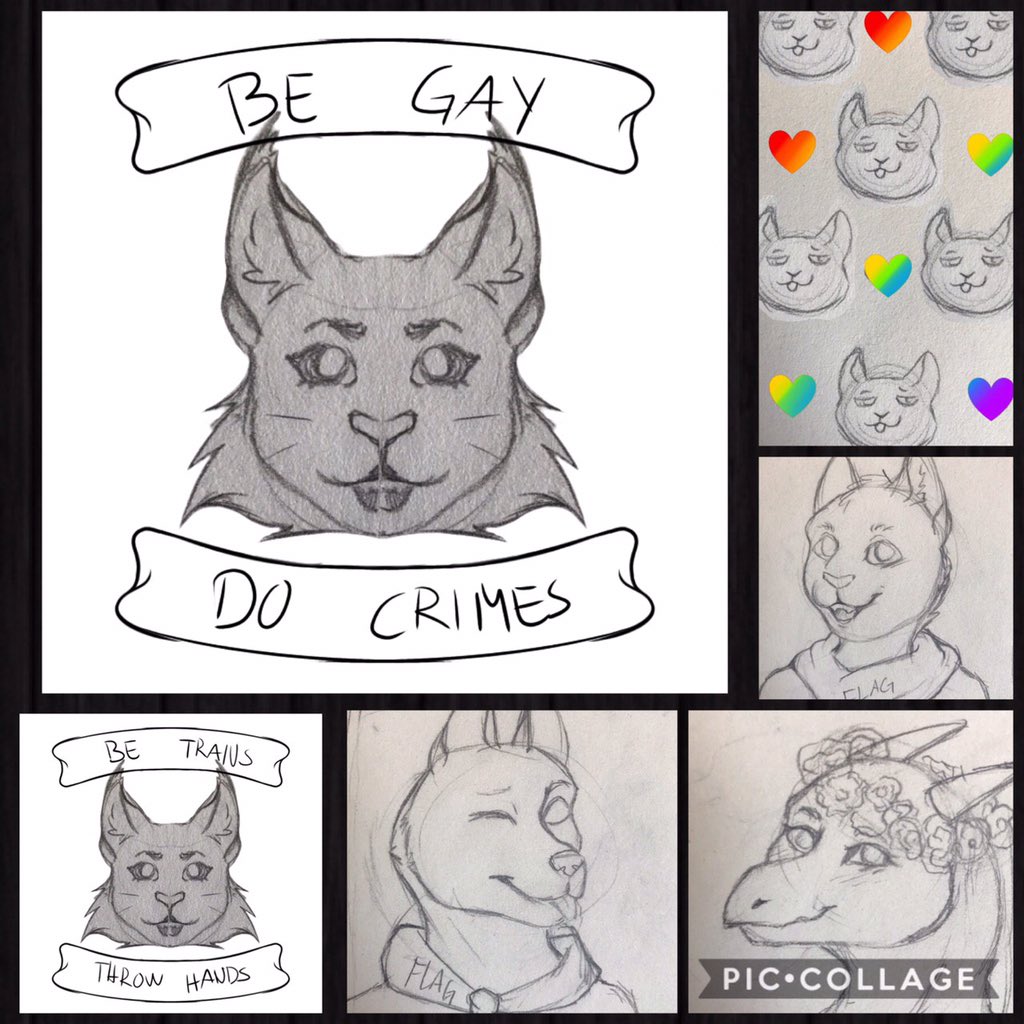 AlueKuro's tweet photo. So I have open pride YCH commissions

Scarfs: 1 slot/pose, $17
Flowercrown: 1 slot, $16
Phone bg: 2 slots, $15-25
Be gay/be trans: 3 slots, $12

Any species/gender/flag. PM for more info about specifics! https://t.co/nBi6KlBFYW