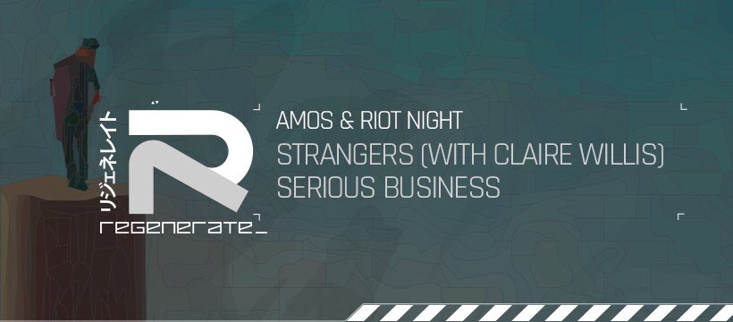 <a href="/AmosRiotNight/">Amos & Riot Night</a> team up with Claire Willis to bring us a stunning vocal single "Strangers", showing off really how far they have come.  The flip side, titled "Serious Business", is a track that maintains utter dancefloor focus &amp; gets right down to it

regenerate.complete.me/strangers