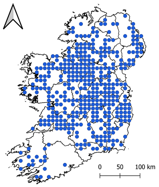 squirrelsurvey's tweet photo. The 'core area' in the midlands has expanded and maps the contraction detected in the grey squirrel distribution. (2/2) https://t.co/RokveqxdLl