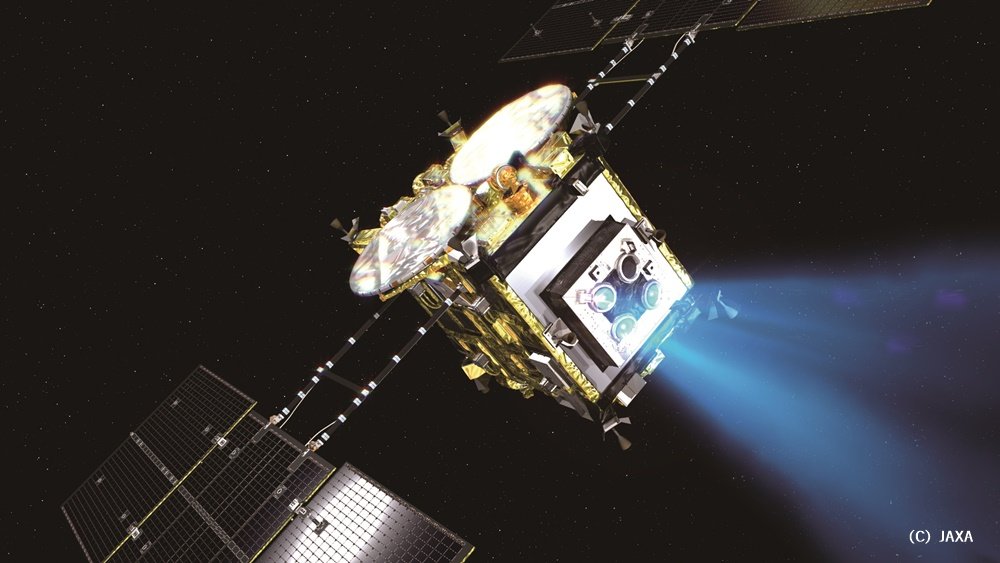 JapanGov's tweet image. 10 years ago today, the space probe #Hayabusa returned to Earth. As its successor @haya2e_jaxa inspires young students w/ its return mission, the @jaxa_en #SpaceEducation Center equips this future generation with interest in #SpaceDevelopment &amp;amp; #coding.