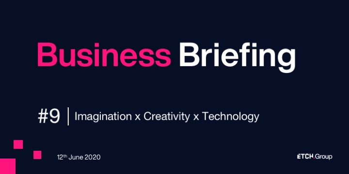 EtchUK's tweet photo. In this week's Business Briefing, we are discussing the imagination and creativity needed to adapt to the post-lockdown reality. Head over to the Etch site for the full article. https://t.co/uFYgvi6Nz4