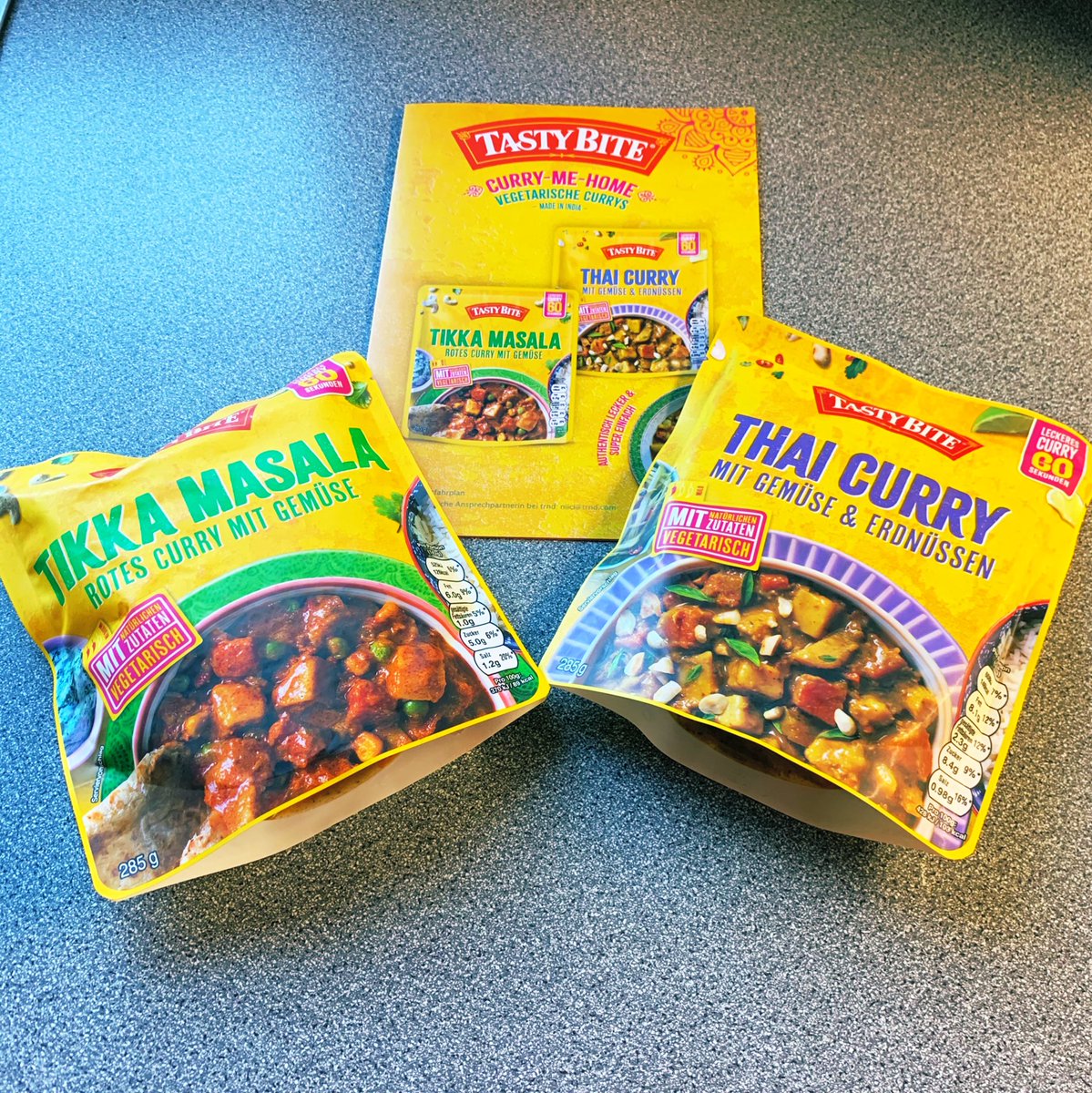 TafLorch's tweet photo. (Werbung) Heute was zum Testen erhalten .. wir sind seeeehr gespannt!
@tastybite #currymehome #trndtastybite https://t.co/BqqwfULCVj
