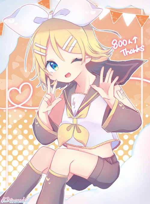 フォロワー800人↑ありがとうございます!??✨ 
#鏡音リン 