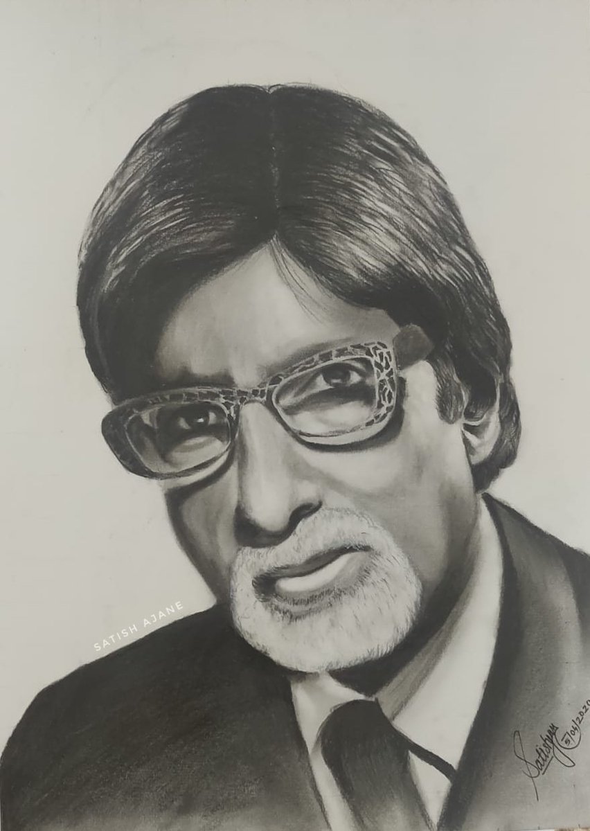Bachchan Saab from Two generations. One sketched by me and one by my Dad. Dekhiye sirjee <a href="/SrBachchan/">Amitabh Bachchan</a> 😊🙏
#pencilsketch #creativekalakar #AmitabhBachchan #KaalaPatthar 
<a href="/juniorbachchan/">Abhishek 𝐁𝐚𝐜𝐡𝐜𝐡𝐚𝐧</a> <a href="/SrBachchanclub/">Amitabh Bachchan FC™</a>