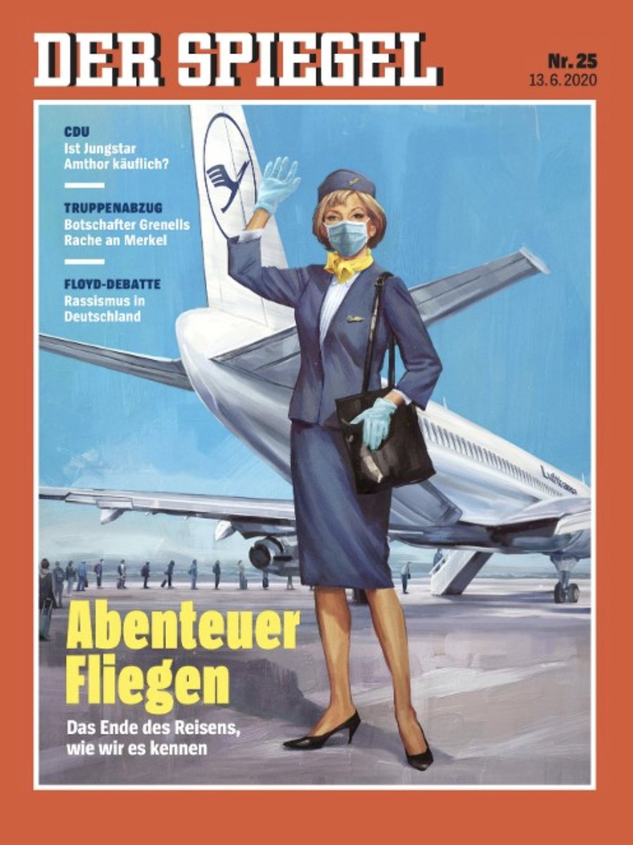 Die Reisebeschränkungen in Europa sind aufgehoben, aber wer will noch fliegen? Mit Maske, dicht an dicht, und der Aussicht auf gedämpfte Urlaubsfreude? Viele Bürger könnten auch künftig lieber zu Hause bleiben – der Boom des Luftverkehrs ist beendet. magazin.spiegel.de/SP/2020/25/ind…