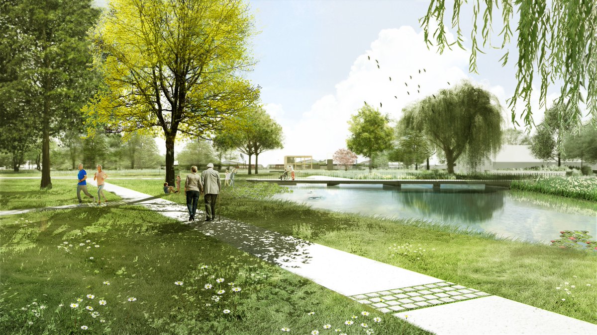 Groenwerkzaamheden park en #transferium #Feanwâlden gegund aan <a href="/frisiabergum/">Frisia Bergum</a> 

of.nl/groenwerkzaamh…