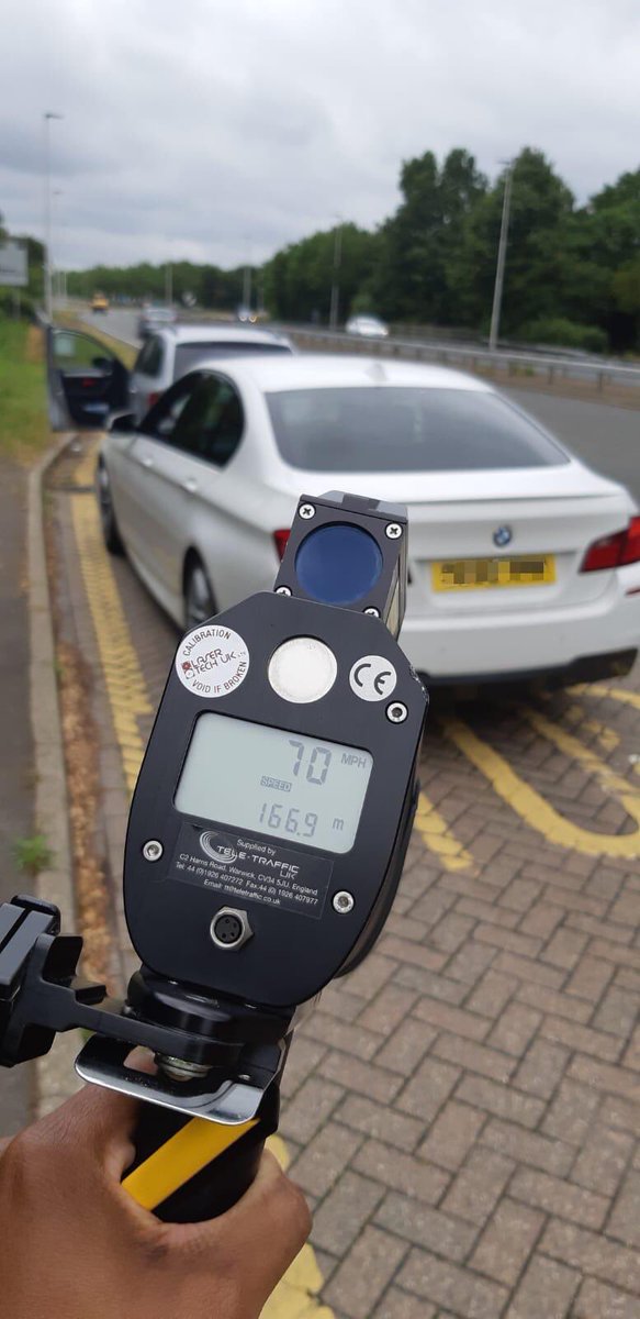 PboroCops's tweet image. Driver caught doing 70 in a 50 zone on the A15 in Werrington ❌

The fact you are a mechanic and are testing the car unfortunately doesn’t cut it.🔧🧰

Driver reported for excess speed...Points and a fine to follow.

A very happy bus driver clapped as he saw it being stopped👏🏼👏🏽