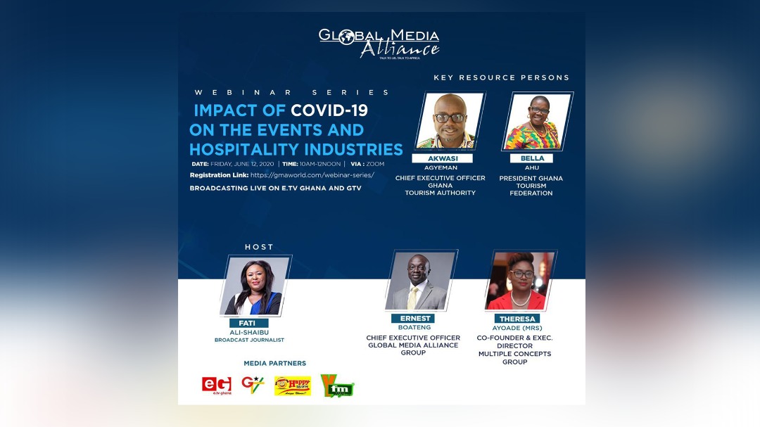 Event venues should start having health professionals as well as holding rooms for people who show symptoms as part of their offerings to event organizers ~Ernest Boateng, CEO <a href="/Official_GMA/">GlobalMediaAlliance</a> on the #GMAWebinarSeries