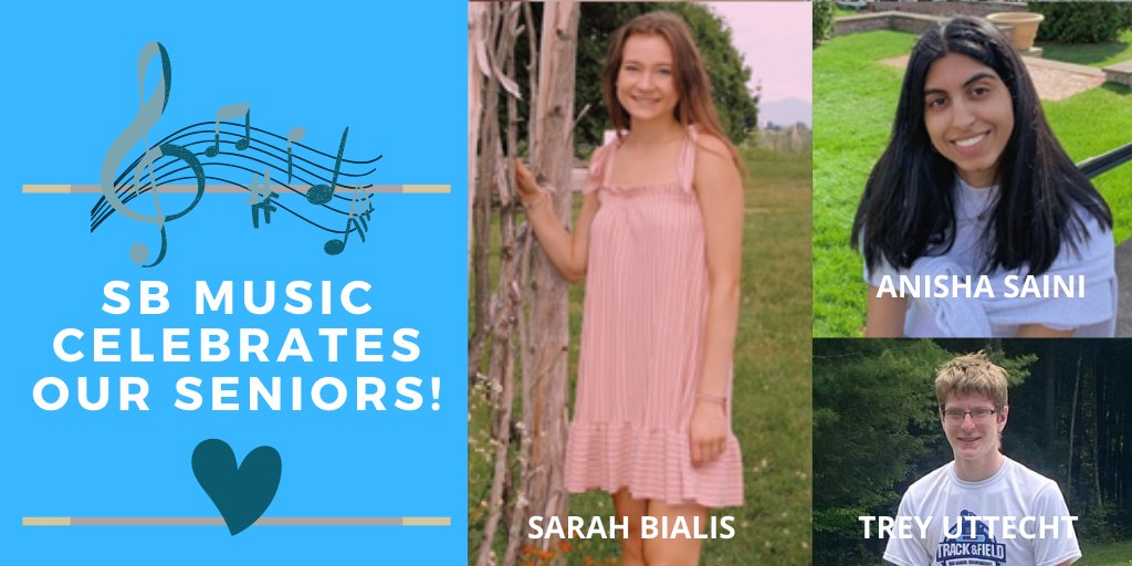 Aimee_Bushey's tweet photo. Congratulations to all of our #SBMusic seniors!  Today we celebrate each of you &amp; all of your achievements &amp; contributions to this department! We wish you good luck for a bright future and we are so #sbproud of you! @pburkevt @SBChorus1 #SBchorus https://t.co/BA1kU3qRQy