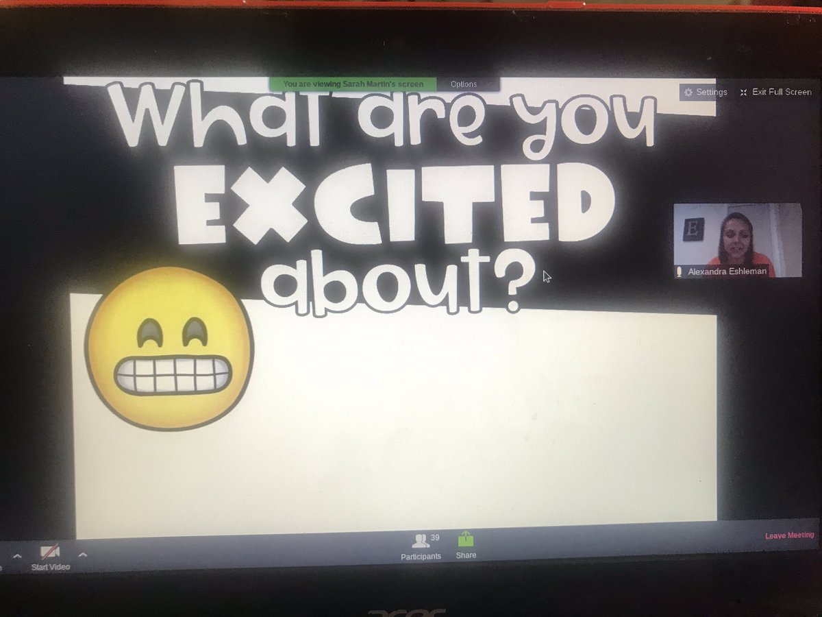 DESCounselor's tweet photo. Kicking of our virtual step up day with hearing about what our incoming first graders are excited about for next school year. #AdventuresInVirtualLearning #TogetherWeCan @DamascusESrocks @DamascusESPrin @DamascusES_AP https://t.co/KDQv3JmUPT