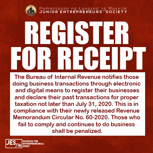 plmjes's tweet photo. 🔴ONLINE BUSINESSES TO BE TAXED BY BIR🔴
Calling the attention of online entrepreneurs
The Bureau of Internal Revenue (BIR) has issued RMC No. 60-2020 for online sellers to register their businesses and pay their tax obligation on or before July 31, 2020.
Source: BIR
#PLMJES https://t.co/KO23crWwJ5