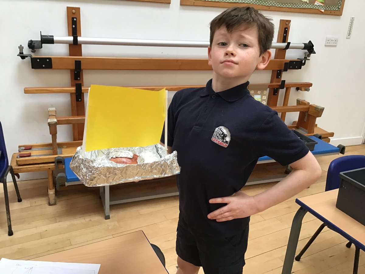 GoodrichCESch's tweet photo. We were set a challenge to see if we could build a boat that floats and carry at least one penny/counter. Here are some of the boats that we made. Do you think they will float/carry a penny? π§β΅οΈ #GSSTEM https://t.co/d2qX6NYRHq