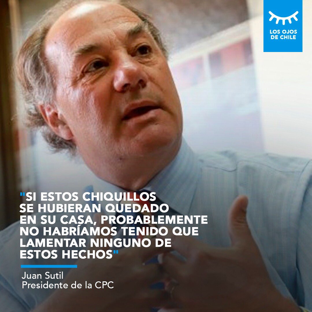 losojosdechile's tweet photo. En LOS OJOS DE CHILE exigimos una disculpa publica al presidente de la CPC.

Las víctimas de trauma ocular son personas que en muy diferentes circunstancias fueron víctimas de violencia por armas menos letales prohibidas en muchos lugares del mundo.

Su comentario fue inhumano. https://t.co/zb9i55KMJC