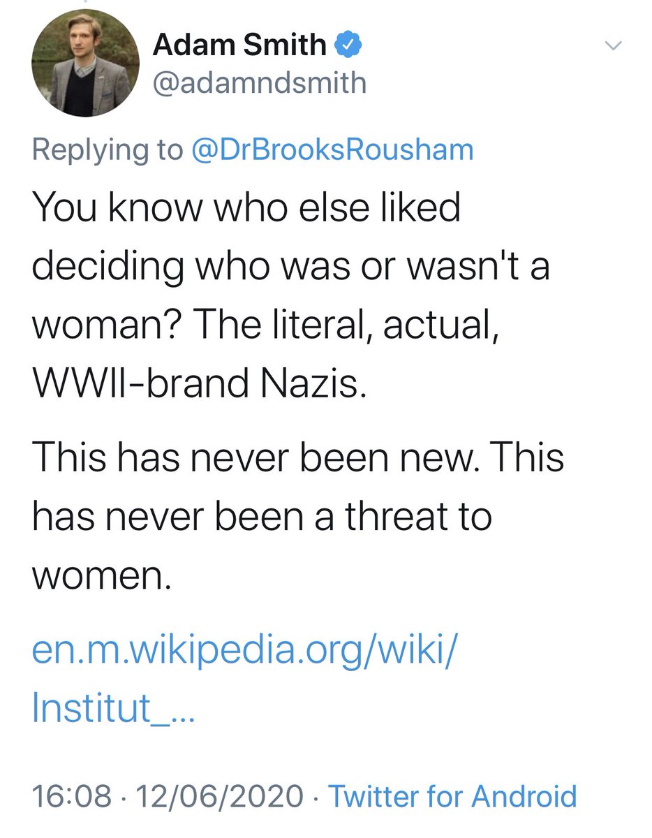  #nooneissayingsexdoesntexist Sex *might* exist, but if you mention it, you're a literal Nazi.