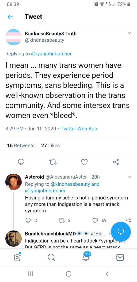  #nooneissayingsexdoesntexist PSA: If you were not born female, and you're bleeding down below or in your urine, please seek medical attention. Not being ironic or snarky, here, this can be a sign of cancer.