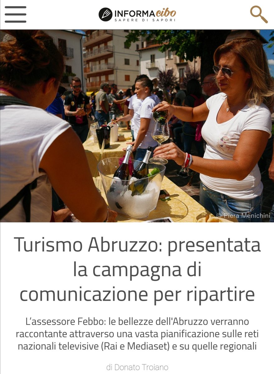 EdTroiano's tweet photo. IN TV STASERA per GLI AMANTI DEL CALCIO E DELL'ABRUZZO
Turismo Abruzzo: presentata la campagna di comunicazione per ripartire
Assessore #Febbo: stasera prima e dopo la partita Milan - Juventus su:
https://t.co/nT2t0GQzht
@savinovurchio @pino_zuliani @paoloigna1 @Regione_Abruzzo https://t.co/JtBF0boR5g