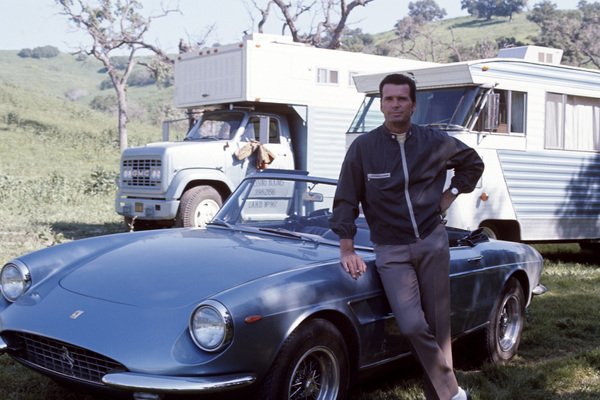 Here is the only picture I have ever seen of my dad and his #Ferrari that he crashed on Sunset Blvd!