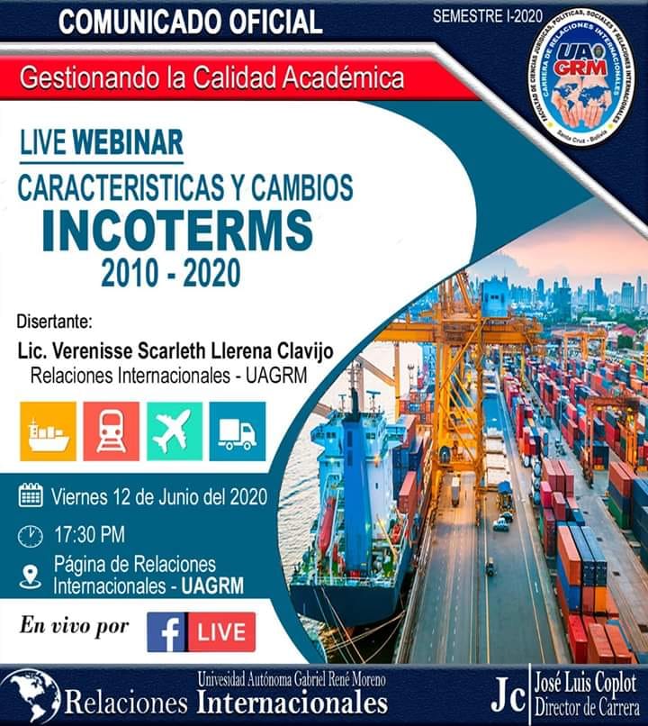 AdiBolivia's tweet photo. Compartimos el #Evento  #INCOTERMS2020
#Fecha Viernes 12 de junio 17:30 Horas
#Inscripción https://t.co/KHGqWLqDHf
#RelacionesInternacionalesUAGRM 🙌🏻
#AcademiaDeInnovacion 💡📊 https://t.co/PpUdWimi27