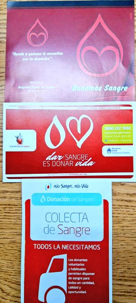 Hoy concurrí al Hospital de Tw a donar sangre xq siempre estuve convencido de la importancia de este acto. En estos momentos se necesitan dadores voluntarios más que nunca.
Resalto el profesionalismo y la excelente atención del personal de Hemoterapia
#sumate
#ParaDONARSIseSale