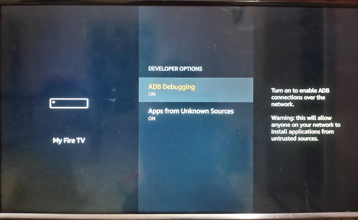 Firetvstick என்றால் ES Explorer Pro என்று app install செய்து அதில் Download folder சென்று இன்ஸ்டால் செய்து கொள்ளலாம். (ESExplorerPro உங்கள் firetvstick இல்லையென்றால் அதுவும் கீழ்கண்ட Telegram சேனலில் கிடைக்கும்) அதற்கு முன் ADB Developer மற்றும் Unknown Sources ON செய்யவேண்டும்.