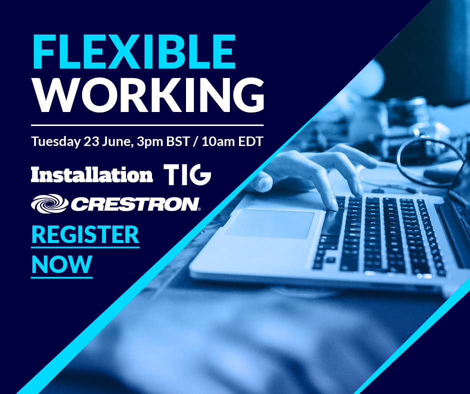 If you need answers to your flexible working strategies, don’t miss this event! TIG’s CEO <a href="/TIG_Robin/">Robin van Meeuwen</a> van Meeuwen is joining <a href="/Crestron/">Crestron</a> to discuss trends shaping flexible working in a webinar with <a href="/Install8ion/">Installation</a> 

Tuesday 23 June @ 3pm BST / 4pm CET

Register: bit.ly/2BTO7s9