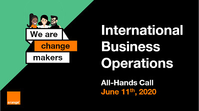 Yesterday I was pleased to host <a href="/AlietteML/">Aliette Mousnier-Lompré</a> for our 1st 2020 IBO All Hands call with more than 950 participants
I would like to thank all the speakers 🎤
If you were not able to join, the replay is available in @OrangePlazza 
#IBOteams #CSOfamily