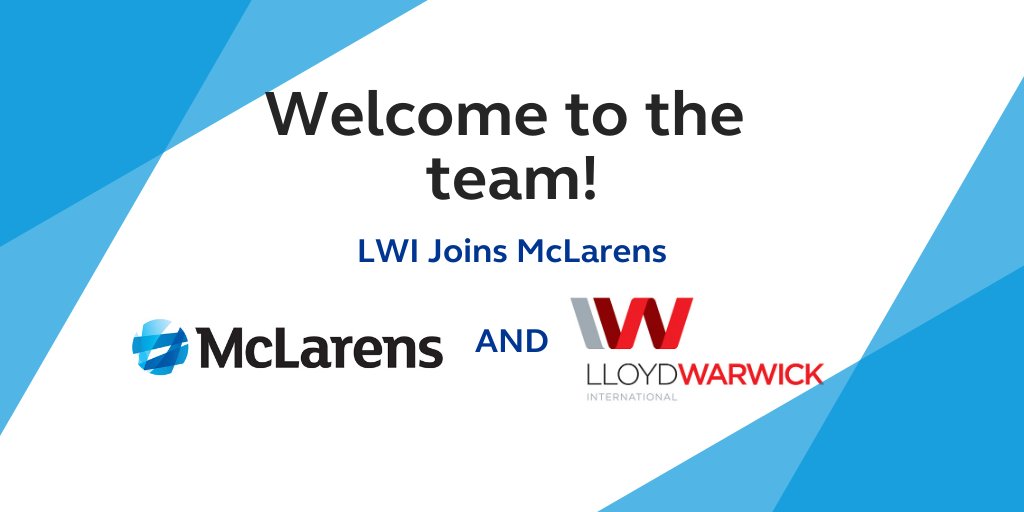 McLarensGlobal's tweet image. Exciting Day at #TeamMcLarens today! We closed on the acquisition of Lloyd Warwick International, a loss adjusting and insurance consultancy in offshore and onshore energy complex claims. Welcome to the family! Read more: bit.ly/3dTZ4rS #ClaimsManagement