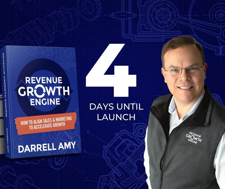 revgrowthengine's tweet image. 4 DAYS until Revenue Growth Engine by @darrell_amy launches! Get ready to grab your teams copy and grow! #Marketing #Sales #RevenueGrowth