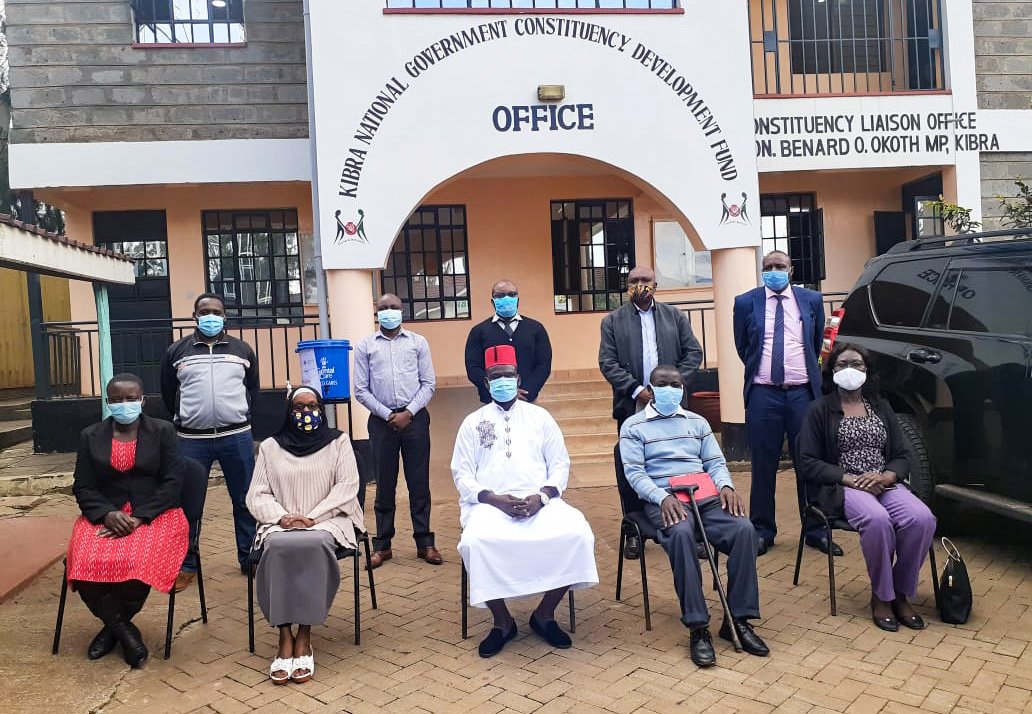 Earlier today, the newly gazetted members of the Kibra NG-CDF Committee held their first meeting. The agenda included discussions on implementation of projects that were submitted in FY 2019/20.

The meeting was chaired by the Kibra Member of Parliament Hon. <a href="/ImranOkoth/">Benard O. Okoth-Imran</a>.