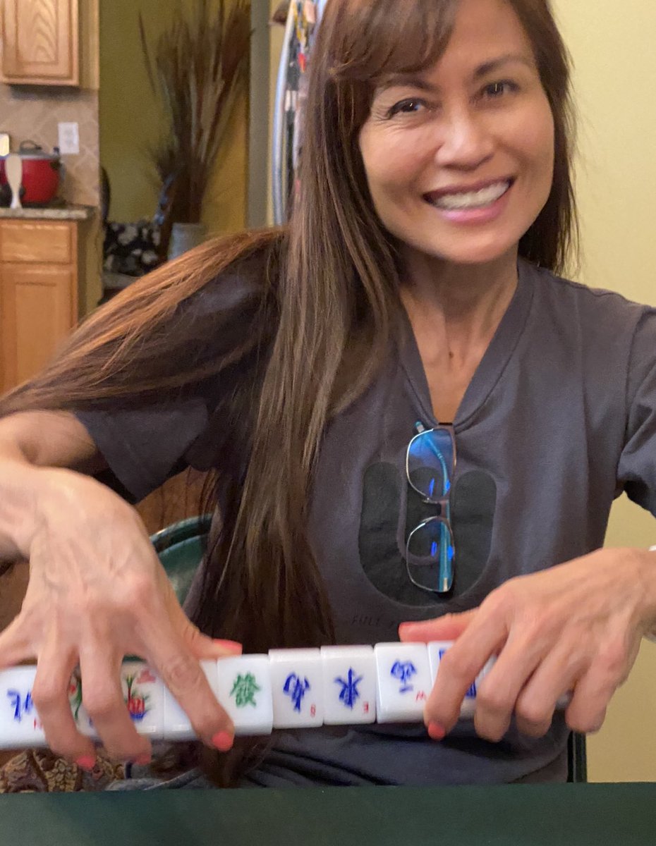 Happy bday to my lovely wife Tess Rano - #mahjong playin’ foo!!