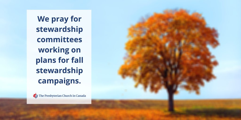 PCConnect's tweet photo. Pray for stewardship committees.
#prebyterian #dailyprayers #prayforthem #prayers #prayer #praying #pray #church #God #bless #blessthem #blessings #presbyterianchurch #Fall https://t.co/V0nbPSP6pn