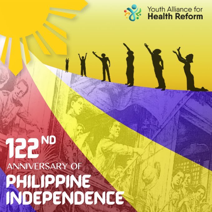 YAHRPH's tweet photo. As we celebrate our 122nd year of independence, may everyone be reminded that this is the time to unite against the crisis that we are facing. Our healthcare system is overwhelmed, the unemployment rate is at its all-time high, and our COVID-19 situation is getting worse. 

(1/4) https://t.co/IbqGbdFd19