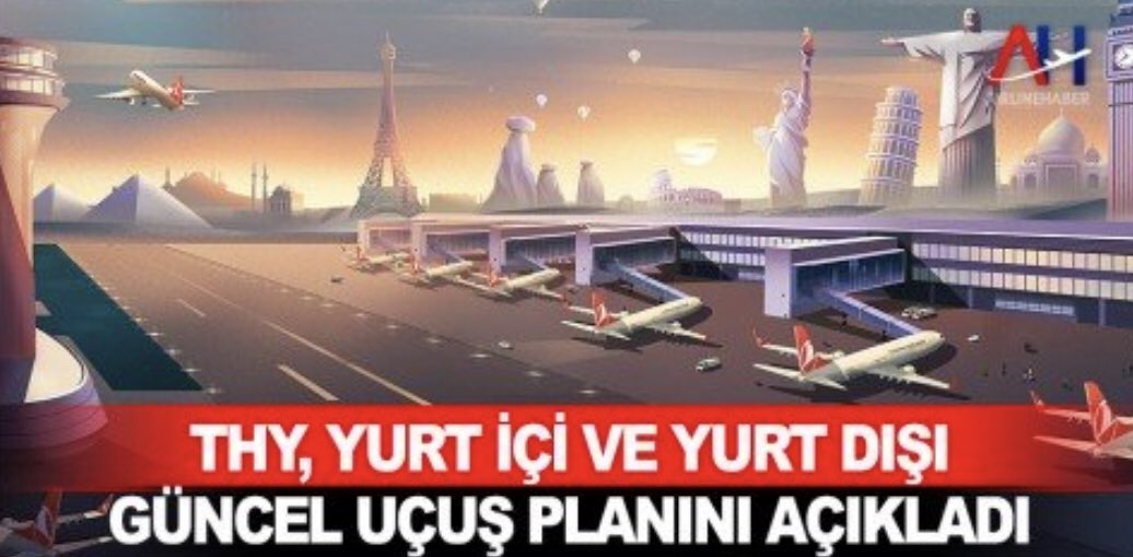 THY güncel uçuş planını açıkladı turkishairlines.com/tr-tr/duyurula…
