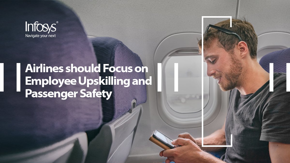 Infosys's tweet photo. The #airline industry can use the current situation to prepare a long-term strategy. It's possible to emerge resilient on the other side of this crisis. Read more on how airlines can be resilient. https://t.co/2f9uSUUaRu @Infosys_IKI #InfosysKnowledgeInstitute #NavigateYourNext https://t.co/NyV3q3xiUJ