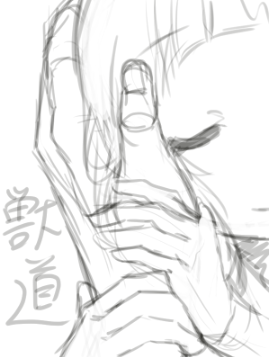 サークルカットラフ 