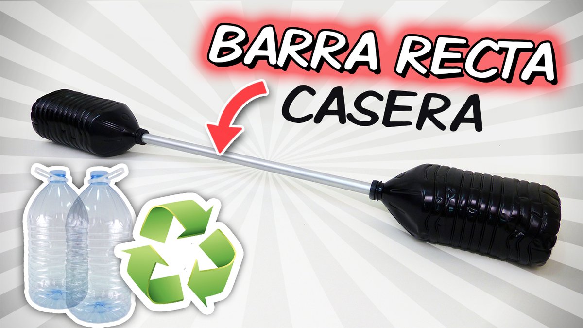 Entrena en #casa con la barra recta casera que te mostramos a hacer 💪😁 youtu.be/J2qZ3Jz-b2g #mancuerna #diy