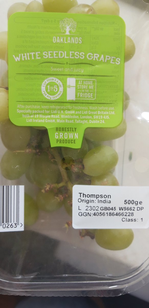 BenHannah15's tweet photo. @LidlGB hi, second batch of Oakland grapes going to be thrown out. Fungus growing on them the same as the last batch. ☹ https://t.co/Xv3WcCQLMg