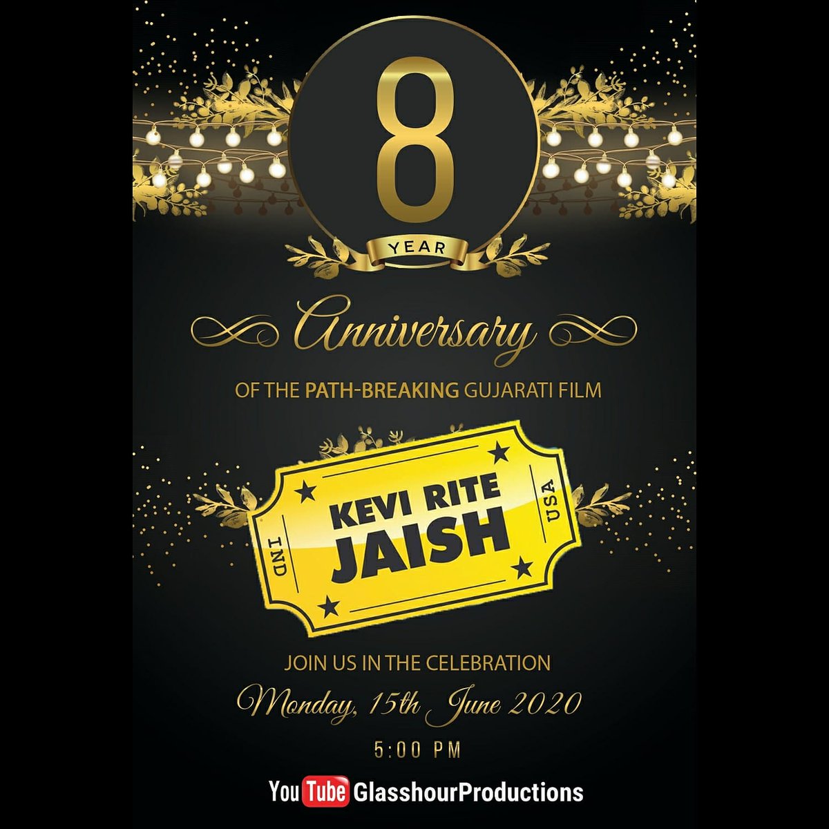 cinemanabhishek's tweet photo. Such a sweet gesture by Glasshour Production. Celebrating 8 years of @KeviRiteJaish #8YearsOfKRJ https://t.co/8KmUpiaisu