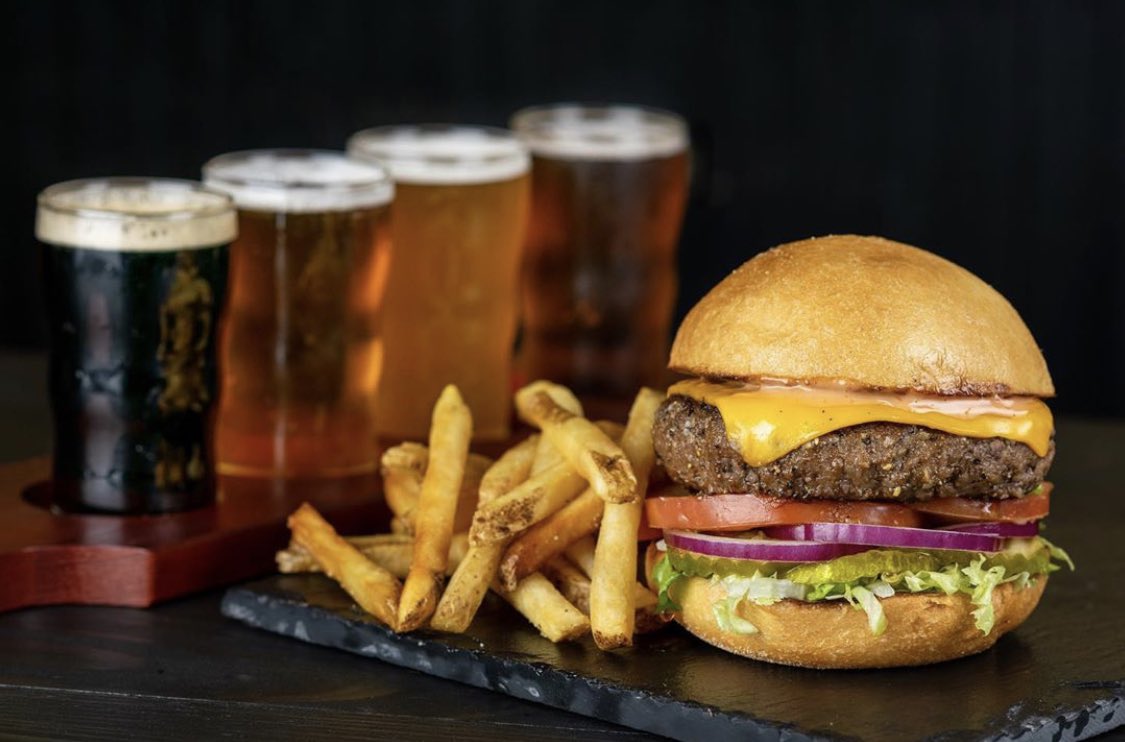 CBFreshGrill's tweet photo. Get a Burger &amp; a Beer for Curbside Pickup or Delivery at our Scotch Plains and Edison locations. 

You can receive 20% off your food order by: 
Calling your Edison or Scotch Plains location 
OR 
Go to https://t.co/qTLuEcfFhn to place your order https://t.co/1ptPwhIxD0