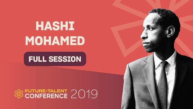 FutureTalentGrp's tweet photo. From child refugee to top lawyer: Hashi Mohamed shared his journey at our 2019 #FTconference, and you can stream the whole session here. It's time for us all to listen and learn. https://t.co/qHNb0YXYWD #BLM https://t.co/RVL8bDoQQm