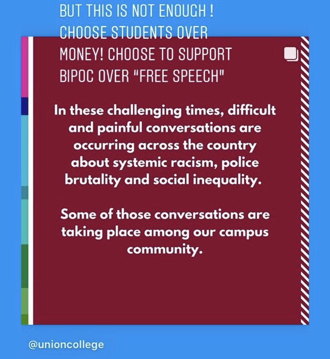 PoweringUnion's tweet image. @UnionCollege values money over the students