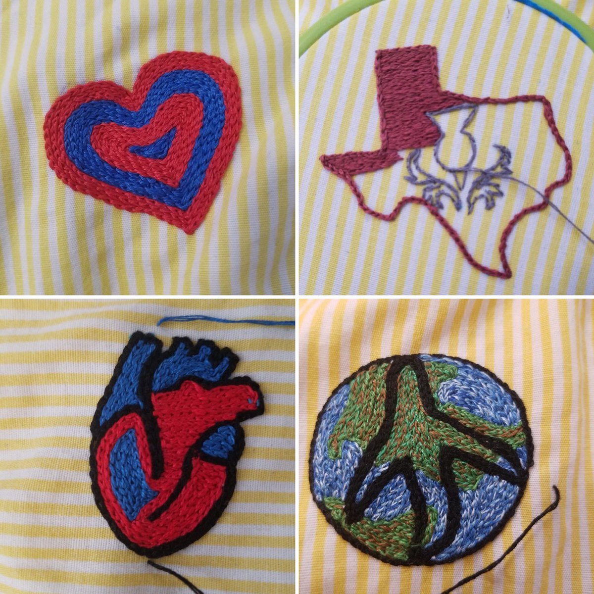 InfoStudsMScSoc's tweet photo. An updated lockdown art collage, with the new addition of Taylor’s embroidery 🙌🧵 beautiful work everyone! 😍 https://t.co/tO0ANmYBY4