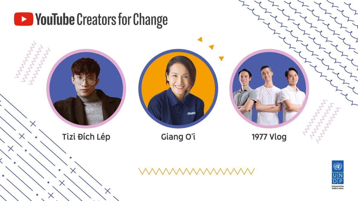 UNDPVietNam's tweet photo. One view can create change. Tackling #cyberbullying &amp; promoting #womenempowerment, we’re delighted to launch #CreatorsforChange in🇻🇳 partnered w/ @Google + 3 inspirational @Youtube influencers 
▶️Check out
https://t.co/Am8eCGuRBa
https://t.co/ZNEKR7Lvsf
https://t.co/vbjkbjmnNc https://t.co/Xca7NCUyIw
