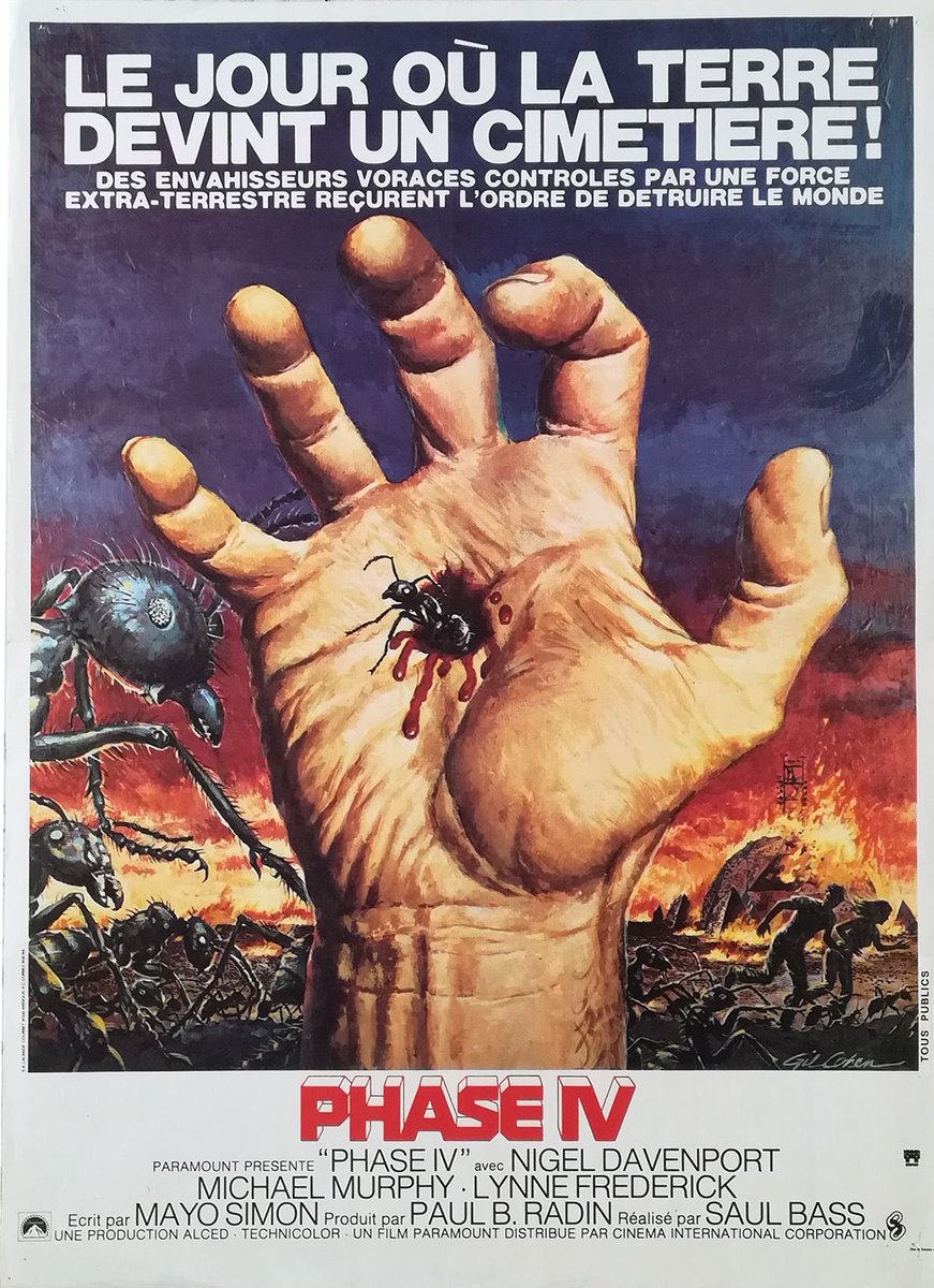 philippe_rouyer's tweet image. Comme le rappelle #ThierryFremaux⤵️ on ne va pas arrêter d’acheter des livres parce qu’on a des tablettes. Tous les moyens de voir des films sont bons. Mais où, à part sur cette édition @CarlottaFilms, je peux avoir avec #PhaseIV, docs de tournage et courts métrages de #SaulBass?