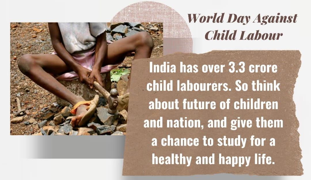 Let’s give them wings, not chains! #WorldDayAgainstChildLabour 
#WorldDayAgainstChildLabour2020