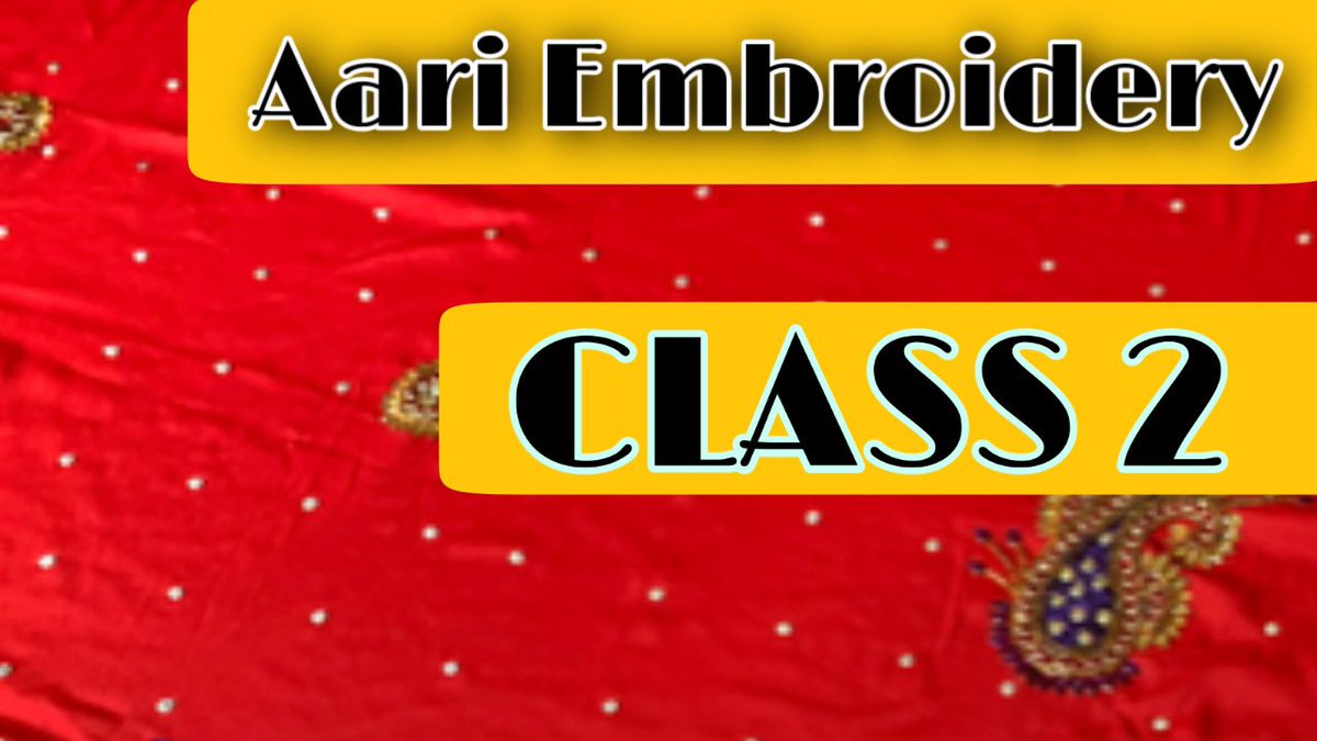 artsnzari's tweet photo. Aari work class 2 https://t.co/vAFUbWoJa2 #aariwork #freeclass #artwork #Creative #creativity #design #crochet #embroidery https://t.co/giDsdh7yYR